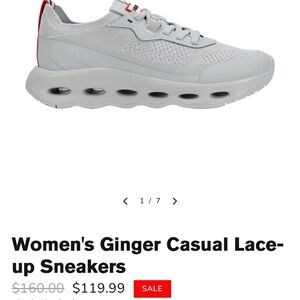 Hunter Women's Gray Lace-up Sneakers